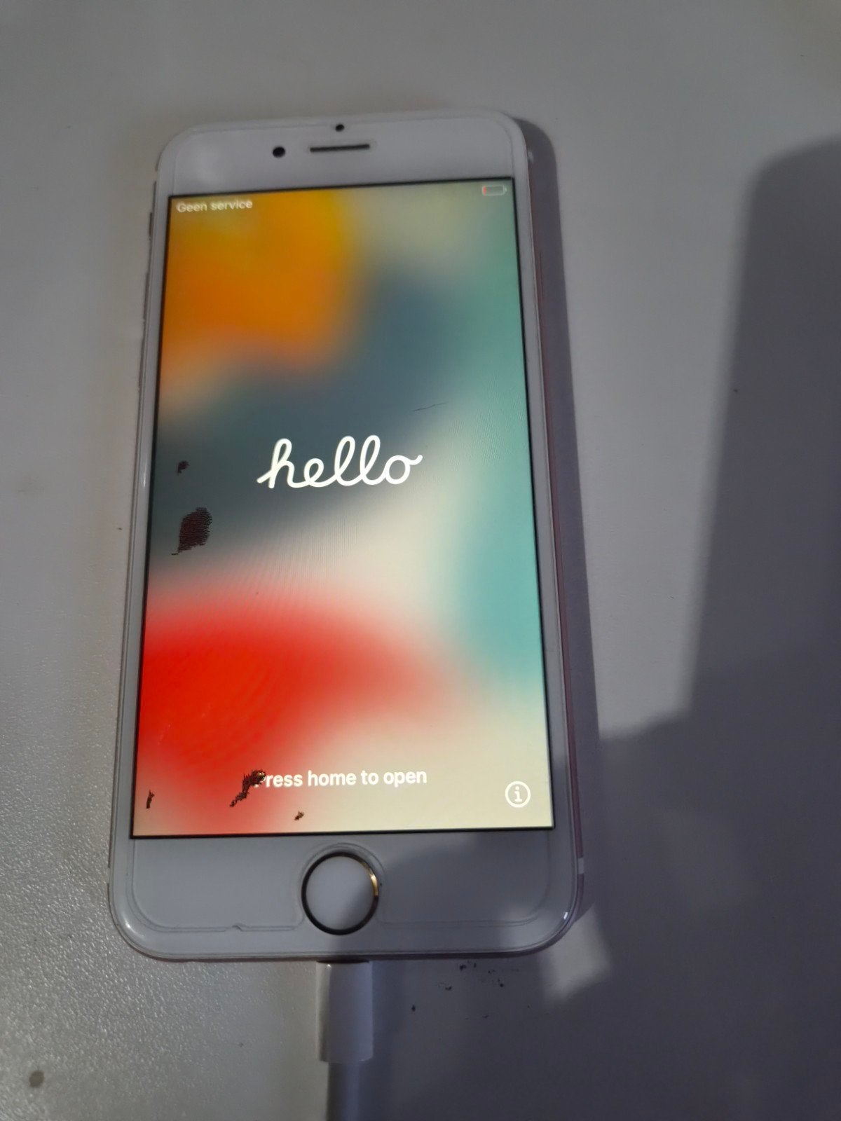 iPhone 6S 16GB Roségoud met oplaadkabel, Telecommunicatie, Gebruikt, 16 GB, Ophalen of Verzenden, IPhone 6S