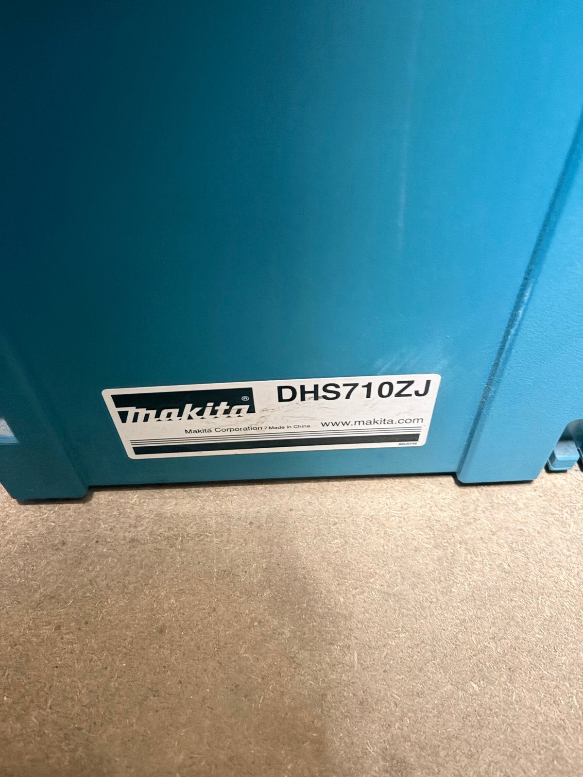 Makita DHS710ZJ Accu Cirkelzaag (excl. accu's en lader), Ophalen, Gebruikt, Cirkelzaag, 70 mm of meer