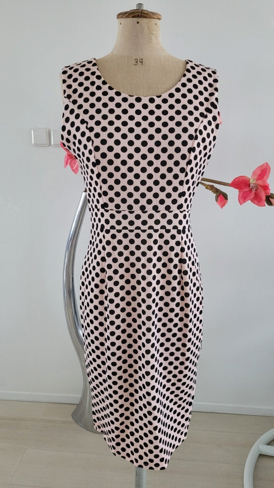 FAME Made in Italy Jurk met Polka Dots - Maat M, Maat 38/40 (M), FAME, Nieuw, Ophalen of Verzenden