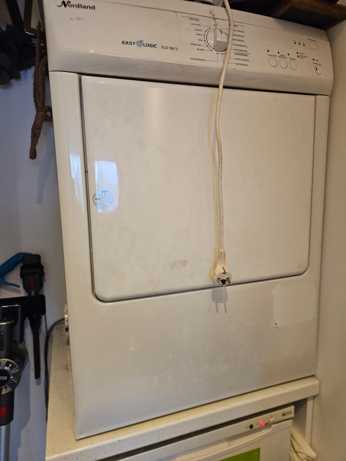 Nordland ELD 9613 Wasdroger - Goede staat, 6 tot 8 kg, Gebruikt, Luchtafvoer, Ophalen of Verzenden