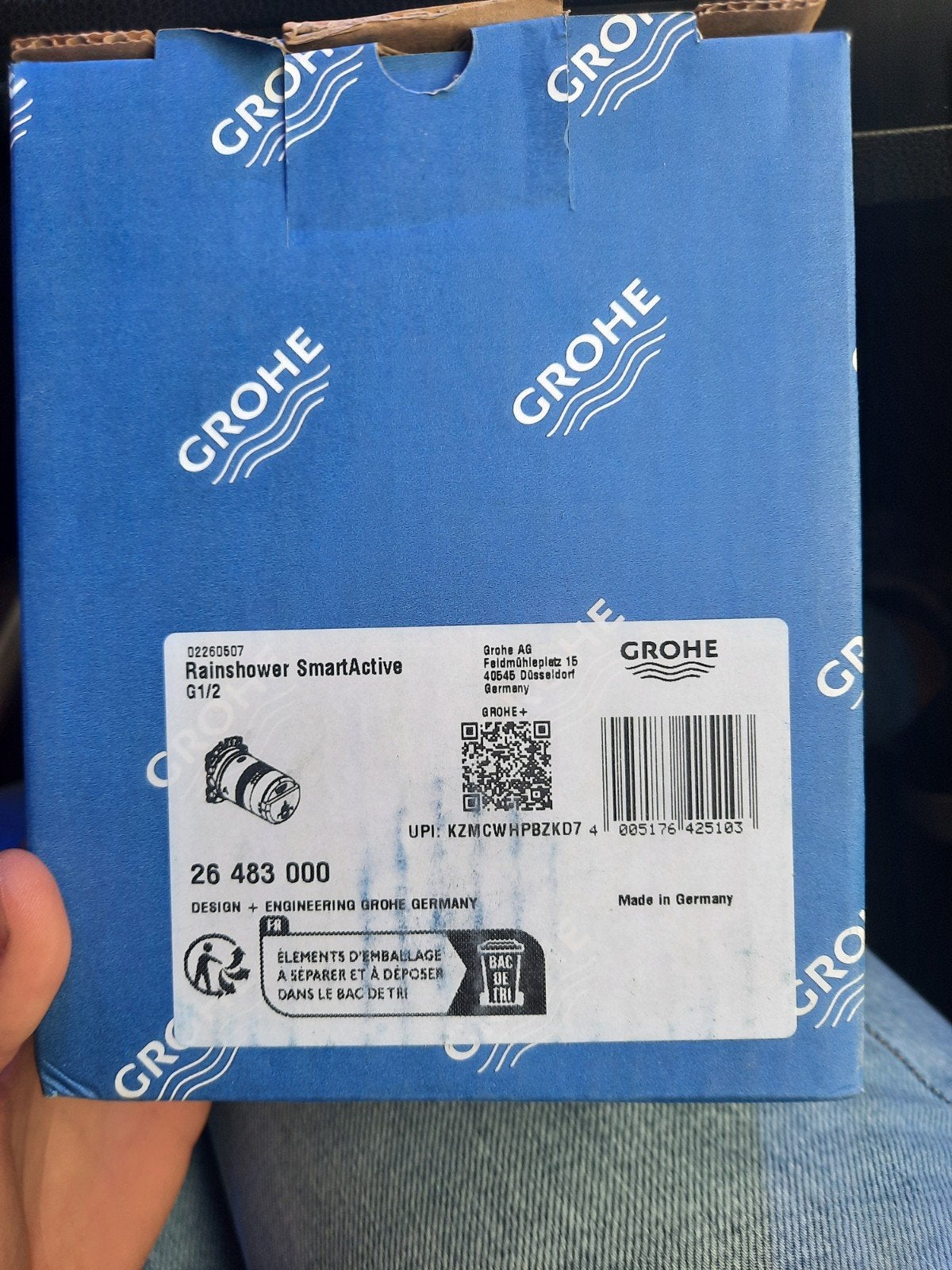 Nieuwe Grohe Rapido SmartBox en Regendouche SmartActive, Ophalen, Nieuw, Douche