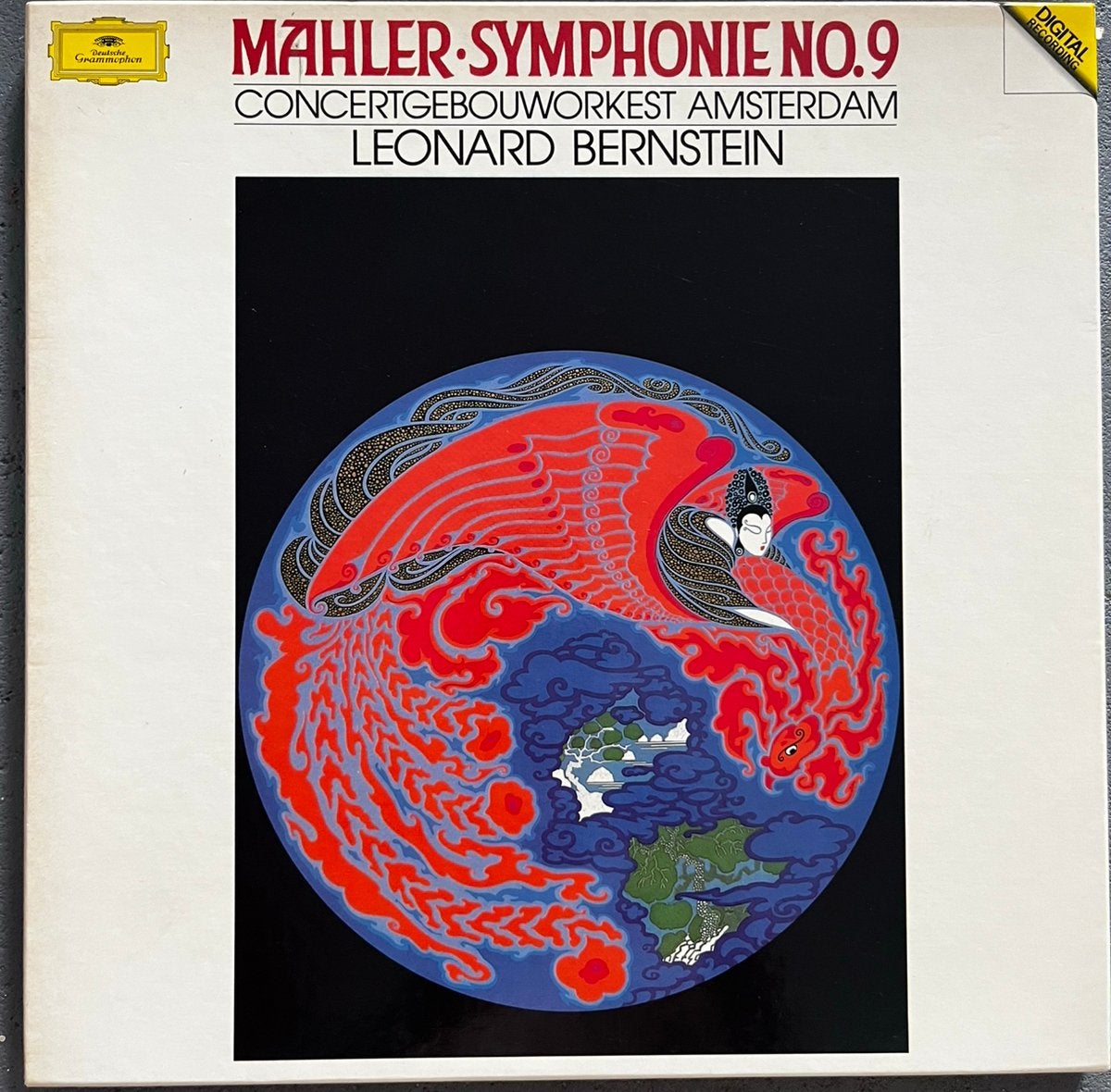lp box klassiek elpee vinyl Mahler symphony 9 Bernstein, Cd's en Dvd's, Vinyl | Klassiek, Ophalen, Overige typen, Zo goed als nieuw