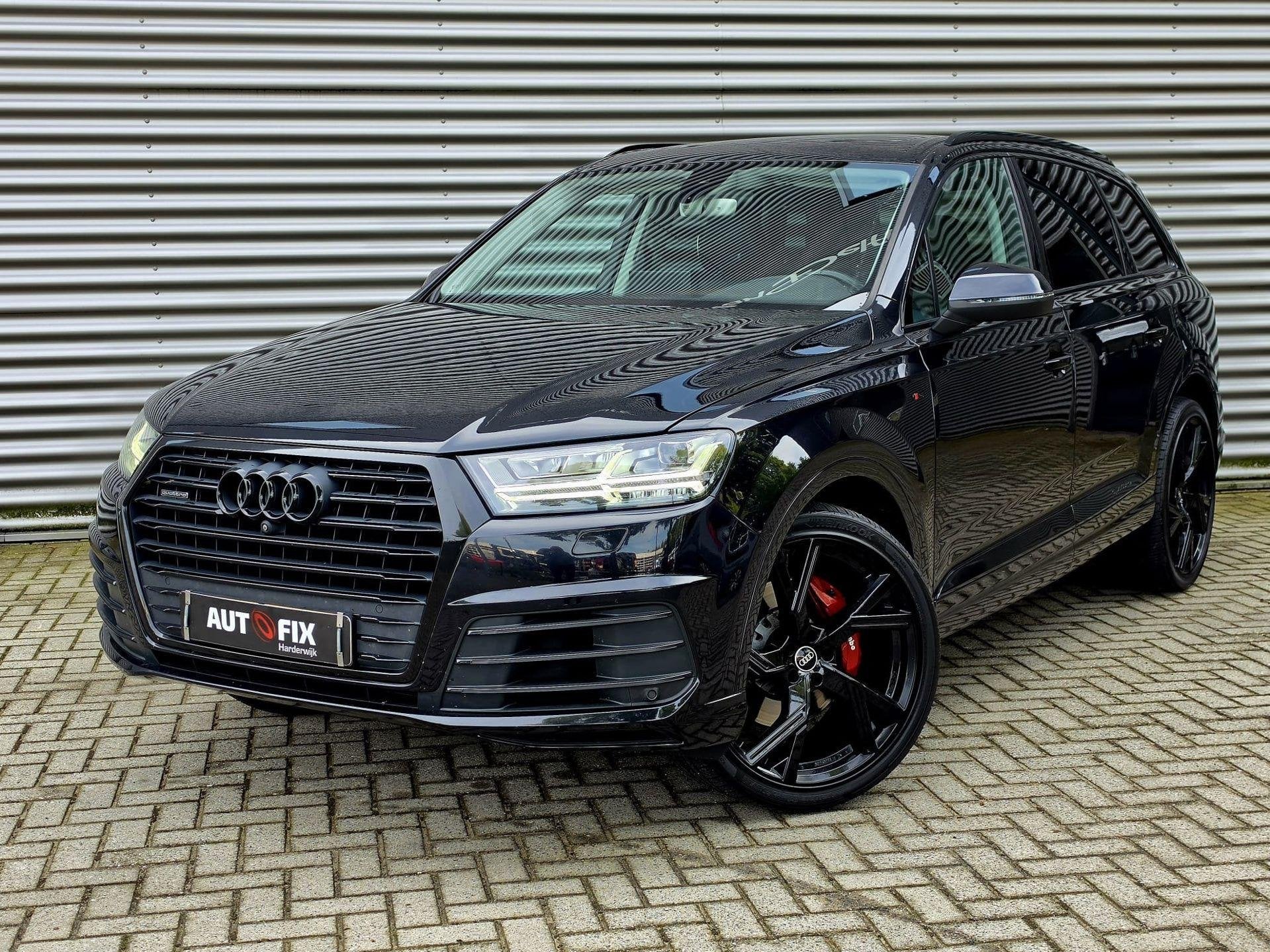 Audi Q7 3.0 TFSI quattro S Line + 7p / Camera / Pano, Auto's, Verwarmde buitenspiegels, Gebruikt, Euro 6, 2995 cc