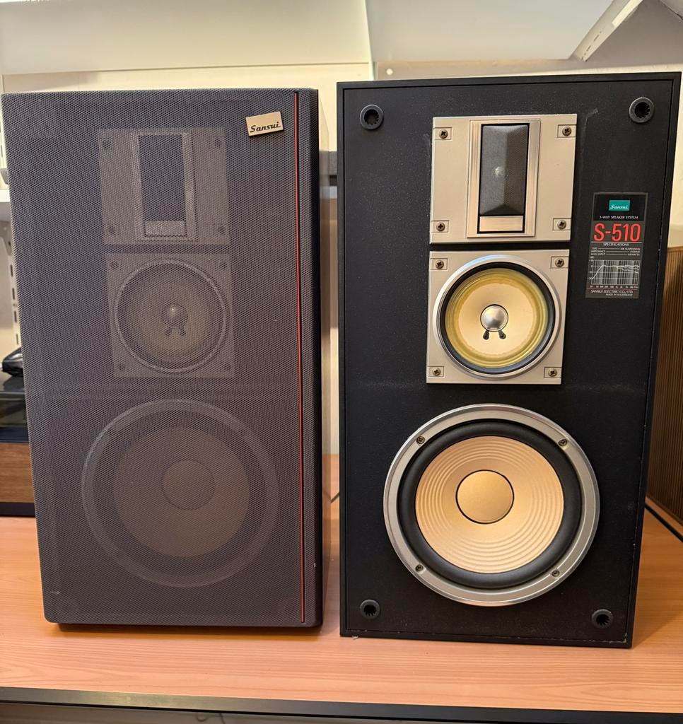 Sansui S-510 geluidsdragers, Overige merken, Ophalen of Verzenden, Zo goed als nieuw, 60 tot 120 watt