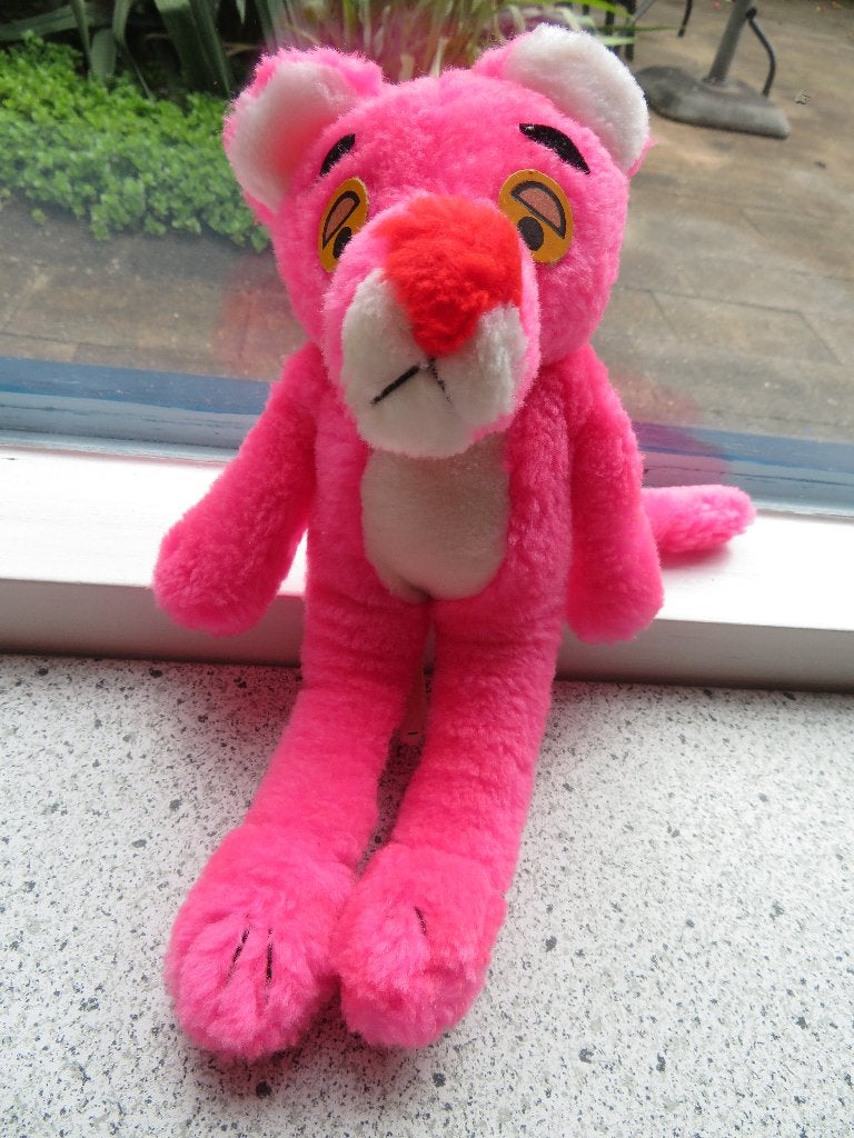 Roze Panter Pink Panther uit 1983 United Artists Beregoed, Gebruikt, Overige typen, Ophalen of Verzenden, Met label
