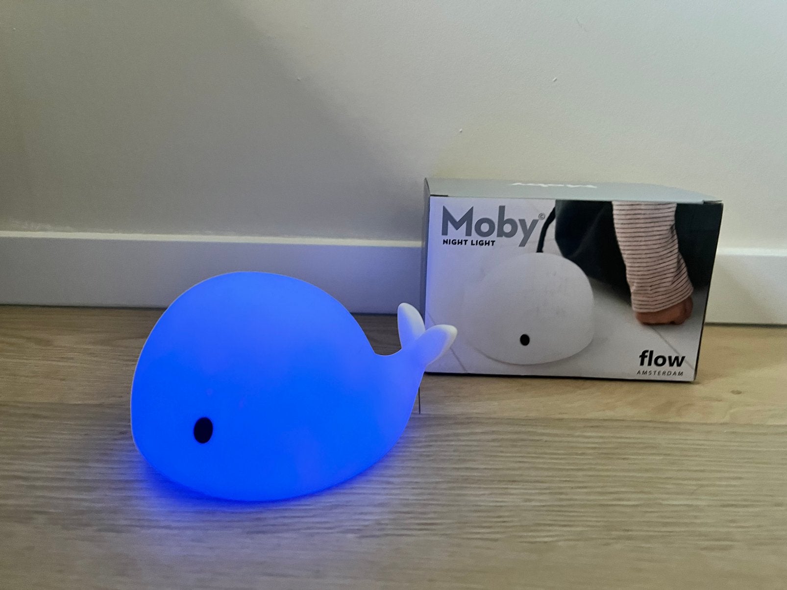 Nachtlampje Moby walvis, Ophalen of Verzenden, Zo goed als nieuw, Lamp