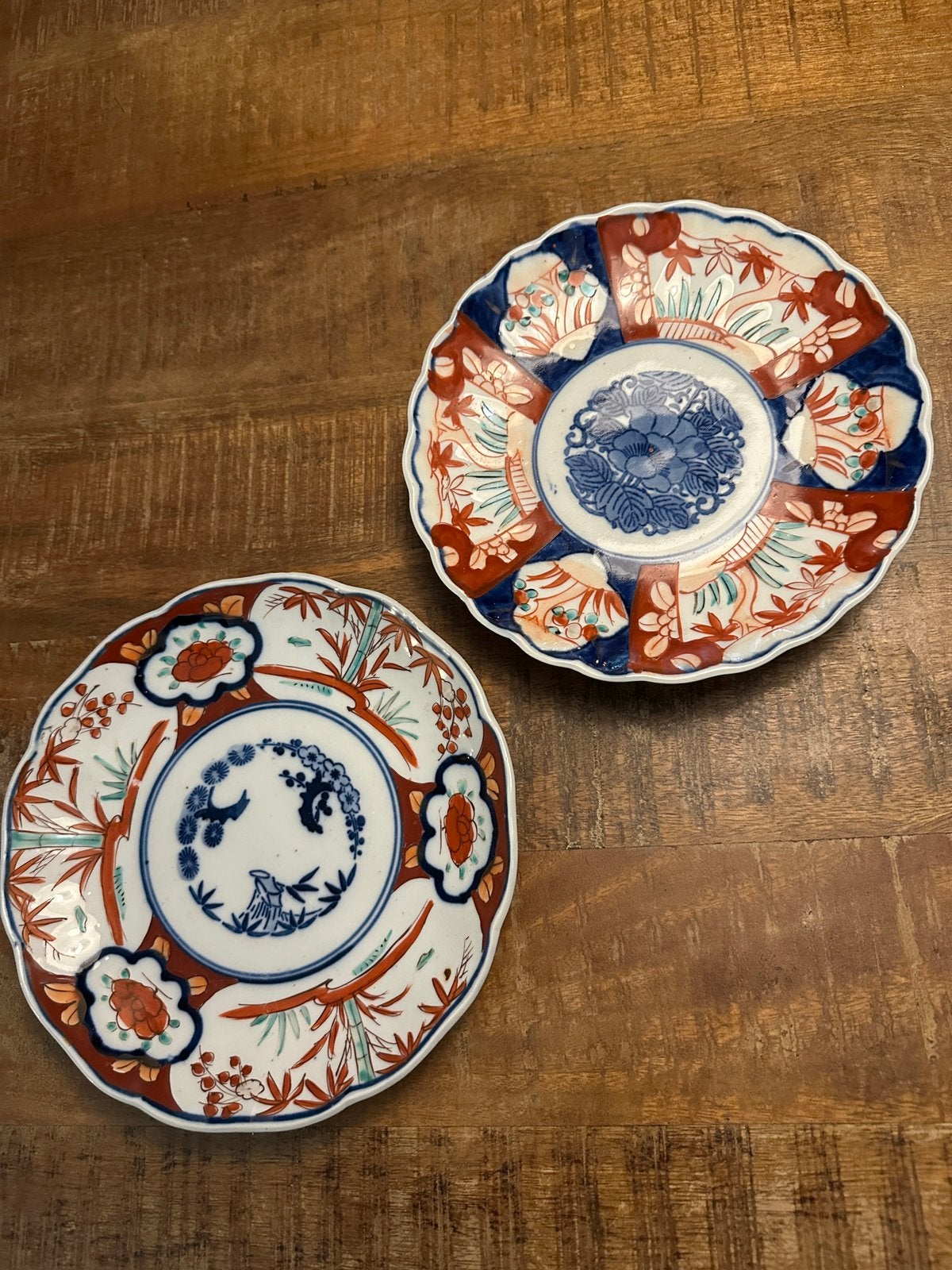 2 imari borden 19de eeuw, Ophalen of Verzenden