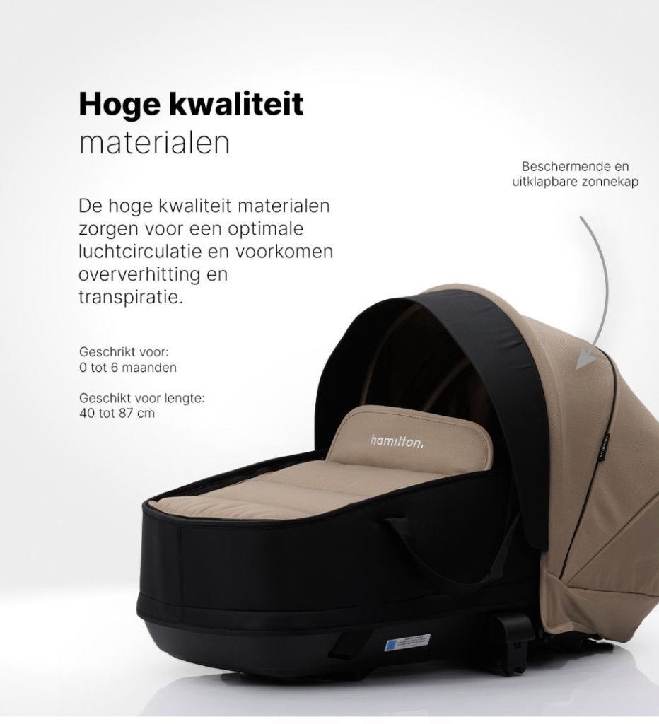 Hamilton reiswieg Nieuw in doos!, Nieuw, Ophalen of Verzenden, Met reiswieg, Kinderwagen
