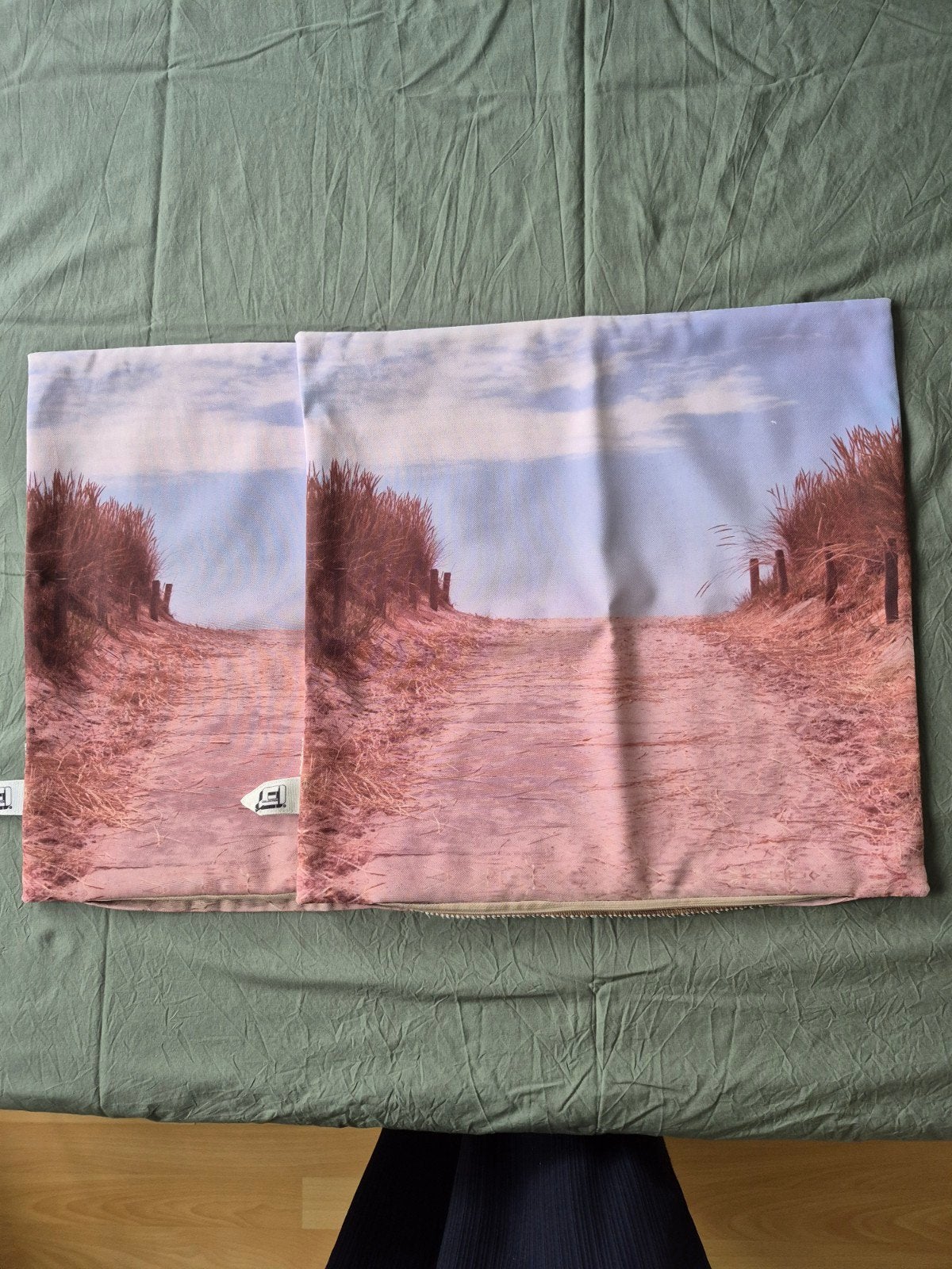 2x Sierkussenhoezen 45x45 cm - Buiten & Binnen, Huis en Inrichting, Woonaccessoires | Kussens, Geschikt voor buiten, Ophalen of Verzenden