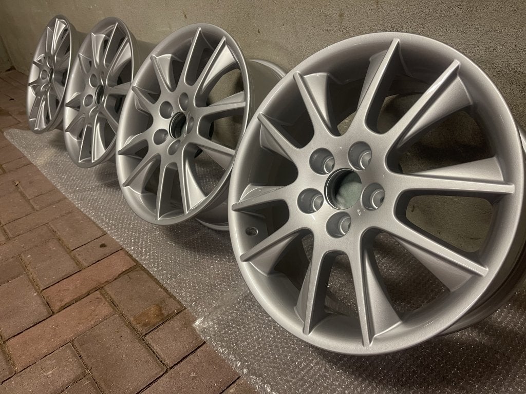 Saab Alu 39 aero velgen nieuw gecoat, Niet ingevuld, Velg(en), Niet ingevuld, 17 inch
