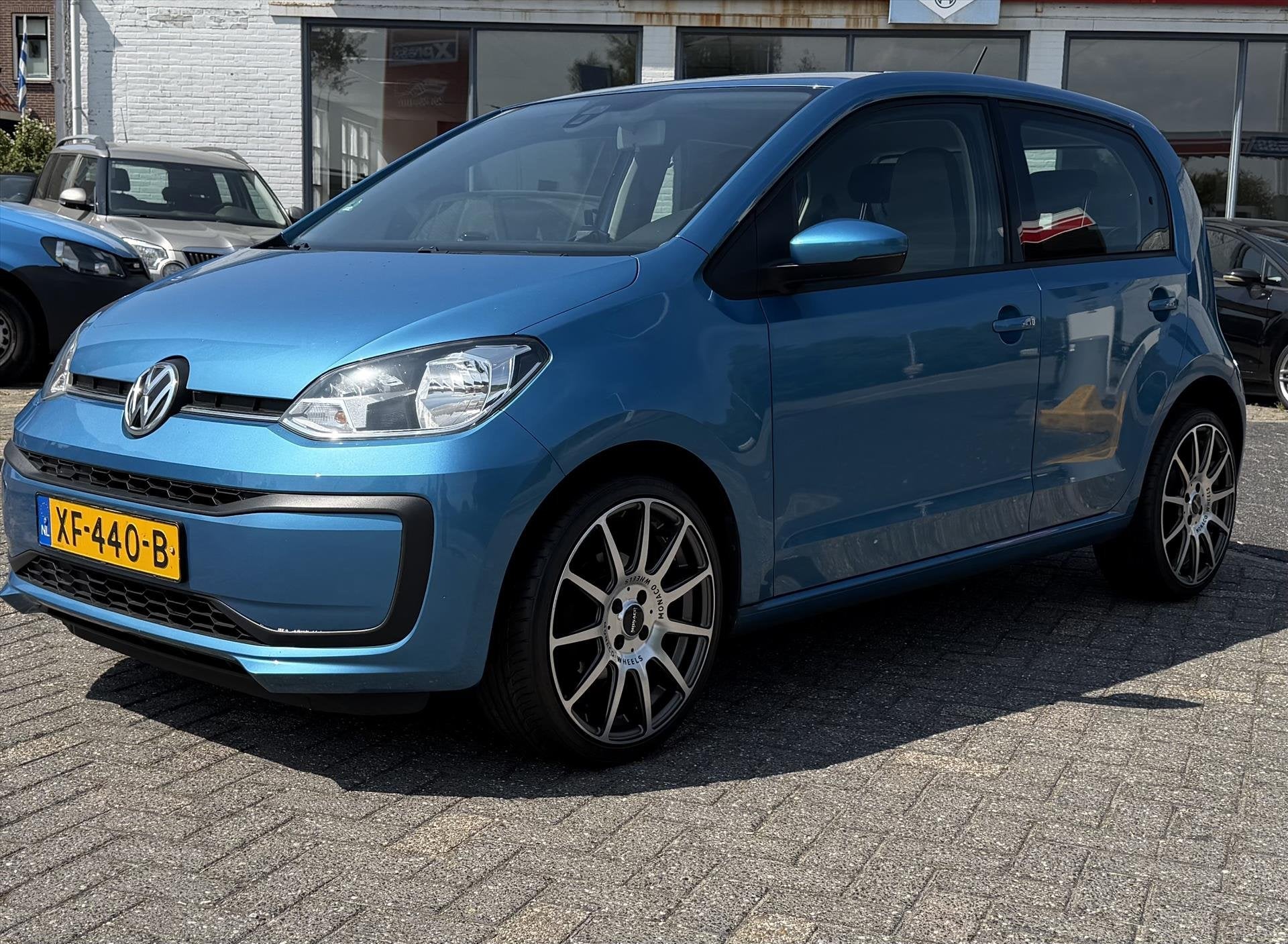 Volkswagen Up! 1.0 60PK 5D BMT Move up!, Start-stop-systeem, Stof, Gebruikt, Origineel Nederlands