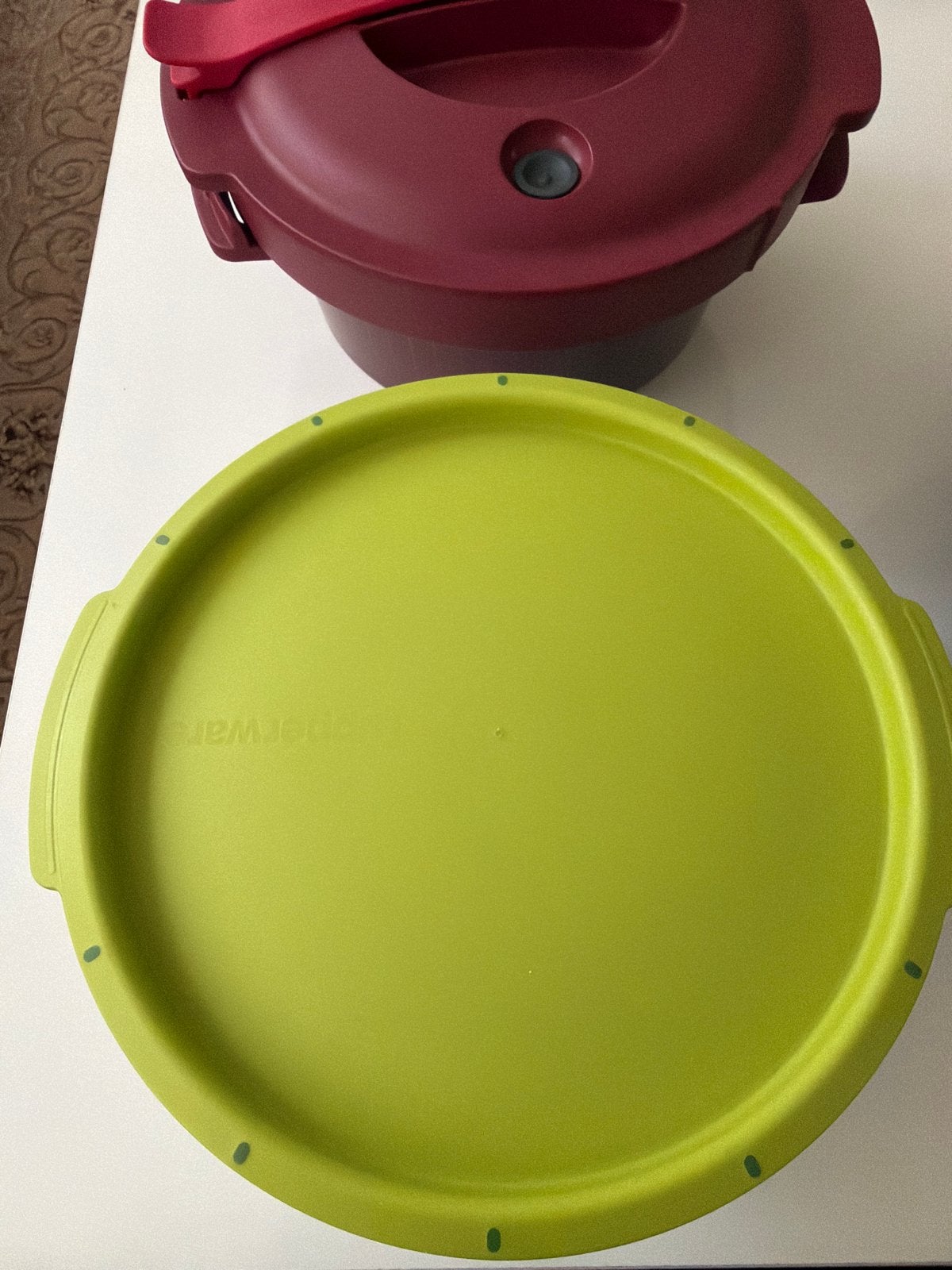 Tupperware Micro Gourmet Stoompan - Gezond en Snel Koken, Overige typen, Ophalen of Verzenden, Zo goed als nieuw, Magnetronbestendig