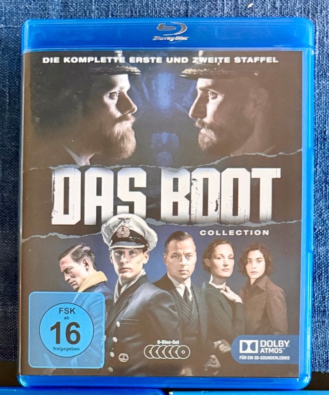 Das Boot - Seizoen 1 & 2 Blu-ray, Vanaf 16 jaar, Seizoen 1, Drama, Ophalen of Verzenden