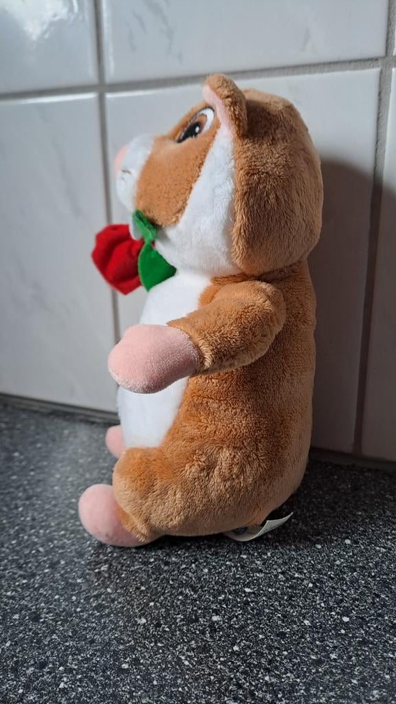 Albert Heijn Hamster Knuffel met Roos, Albert Heijn B.V., Klantenservice@ah.nl, Albert Heijn, Ophalen of Verzenden