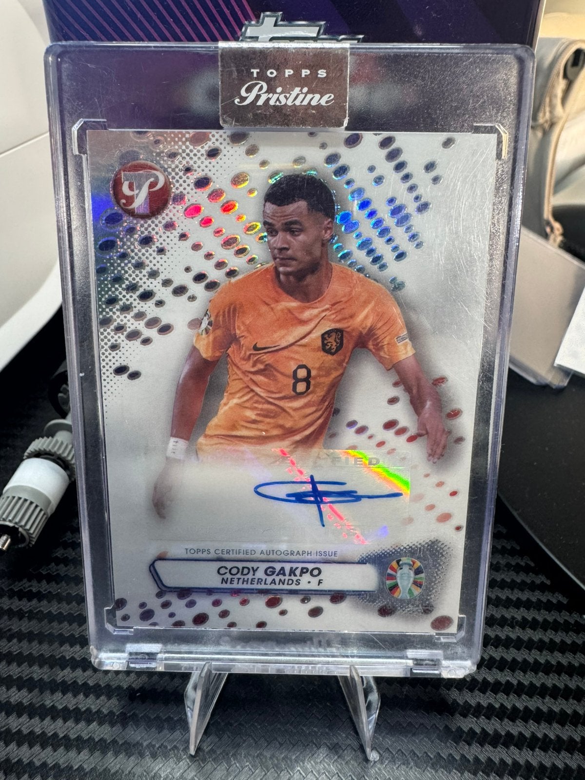 Cody Gakpo Auto /99 Topps Pristine Nederland, Ophalen of Verzenden, Zo goed als nieuw, Plaatje