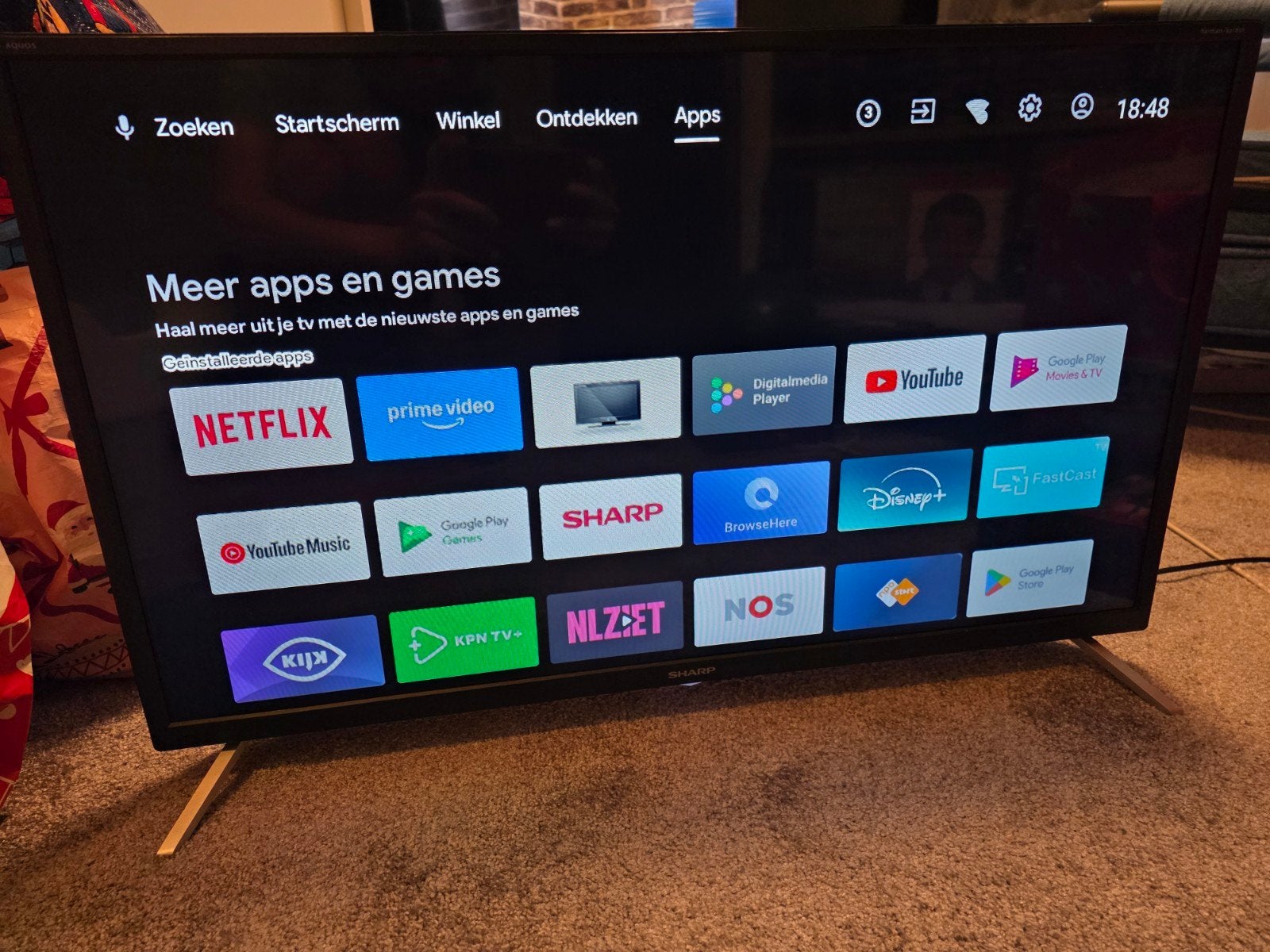 sharp smart tv 32 inch, Audio, Tv en Foto, Televisies, Ophalen, 50 Hz, Sharp