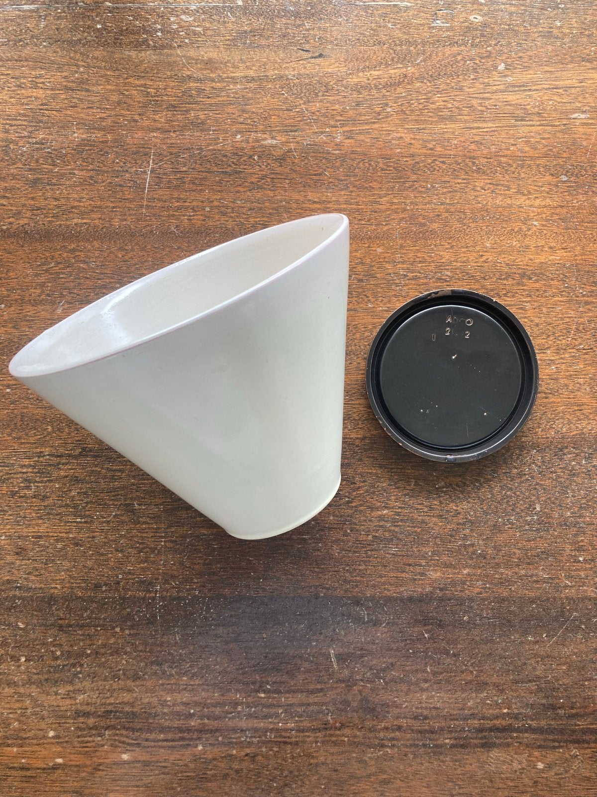 Vintage ADCO bloempot/plantenbak met onderschotel, Ophalen of Verzenden