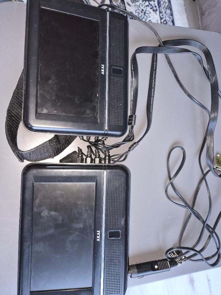 Draagbare DVD speler set van AKAI, Gebruikt, Draagbaar, Ophalen, Overige merken