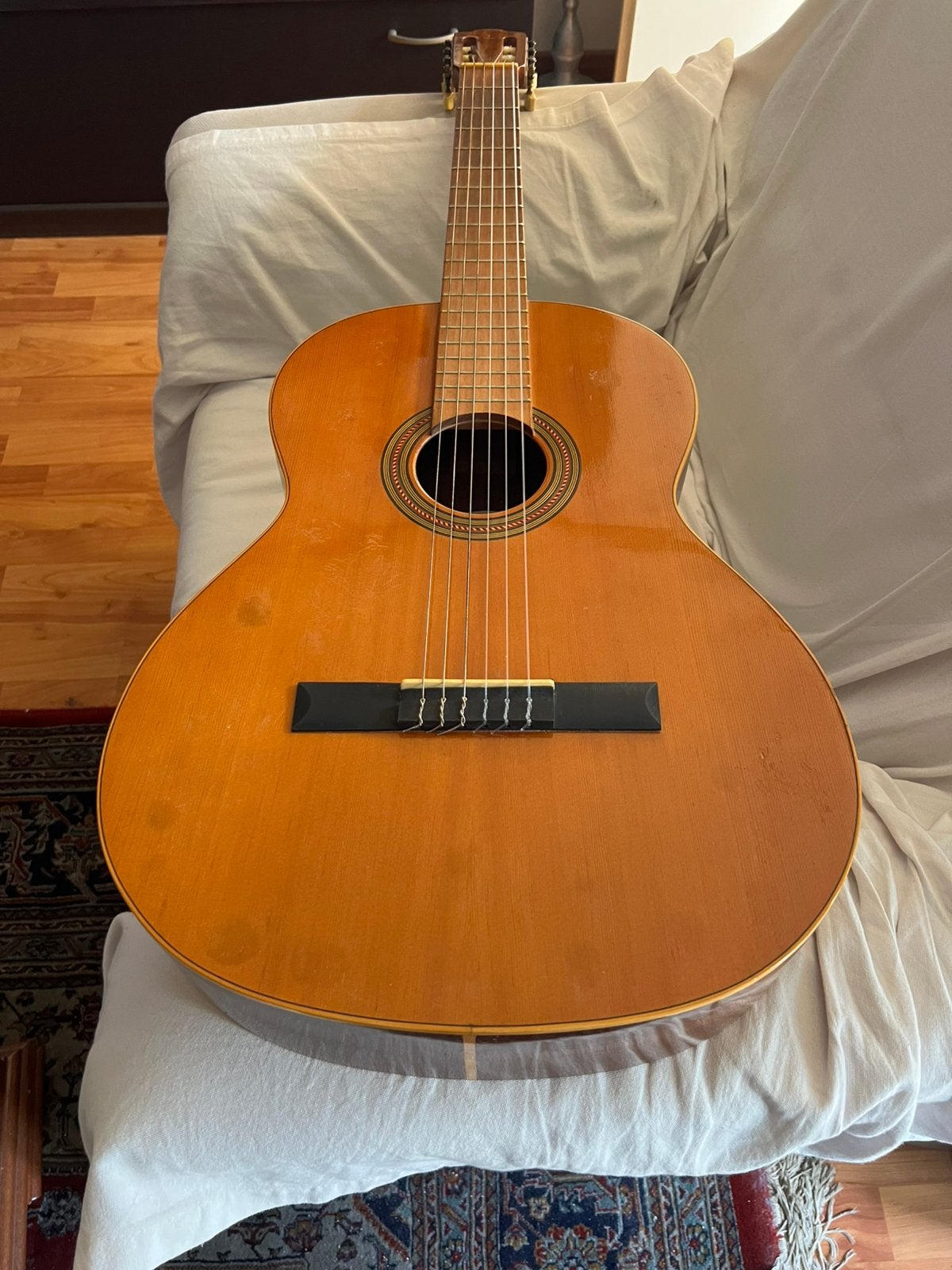 Gitaar Juan cortes madrid espana spain 1960s, Muziek en Instrumenten, Ophalen of Verzenden, Zo goed als nieuw, Klassieke of Spaanse gitaar