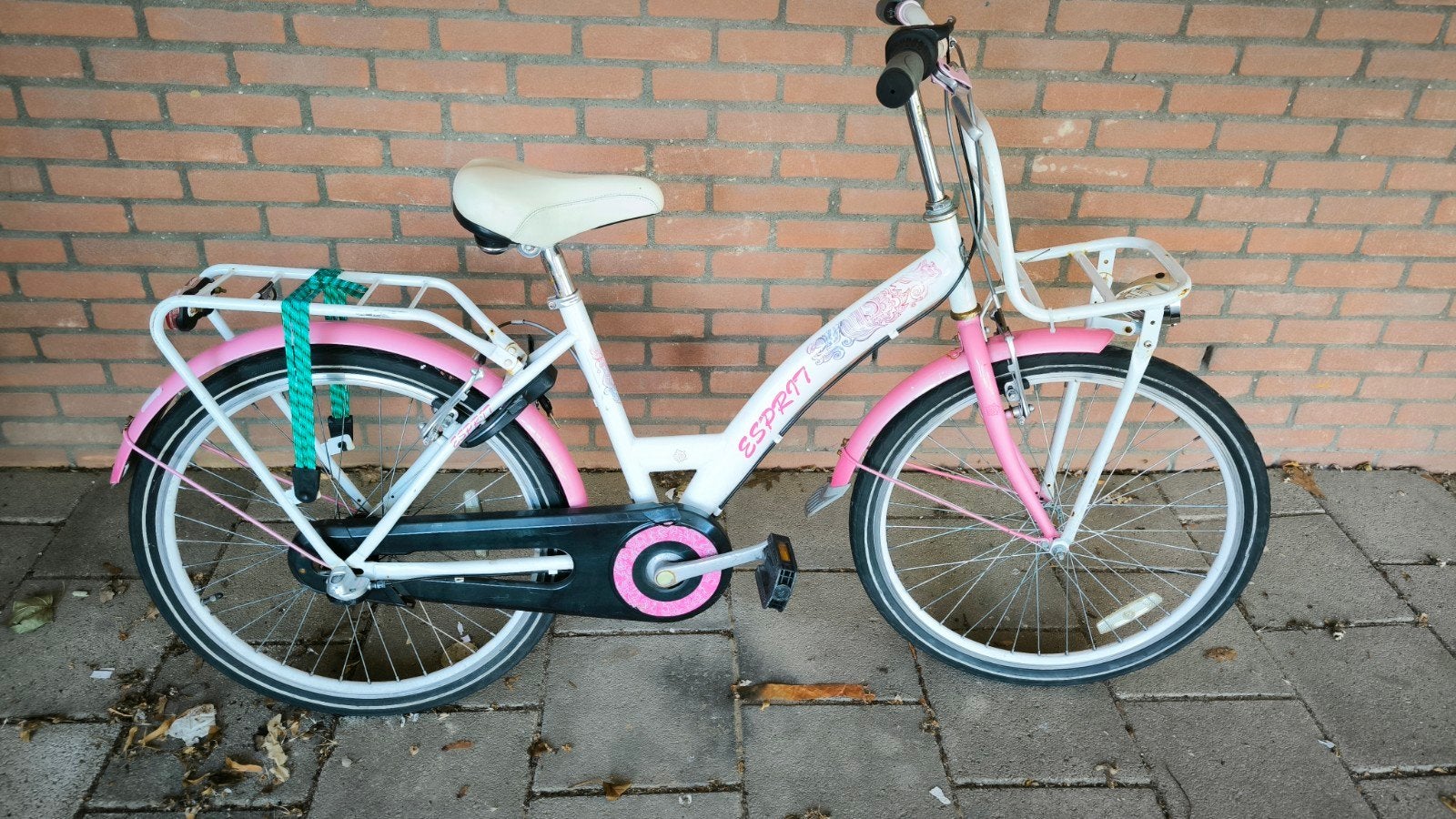 Esprit kinderfiets 24 inch - wit/roze, Ophalen, Terugtraprem, Esprit, Handrem