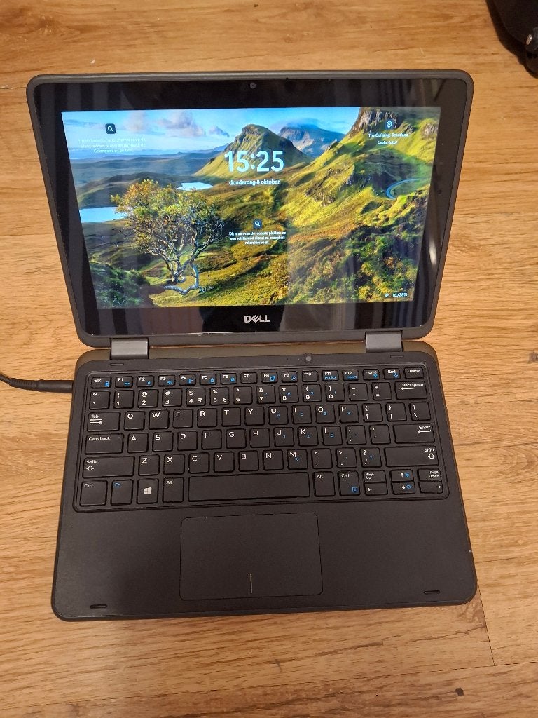 Laptop dell latitude 3190 2-in-1, Gebruikt, 2 tot 3 Ghz, Intel Pentium Silver N5000, Met touchscreen