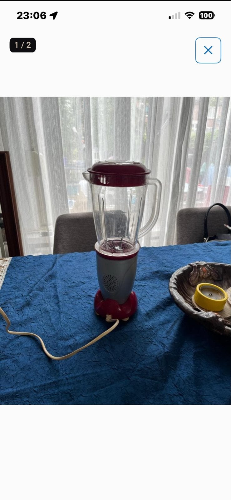 Handige blender voor smoothies en meer, Ophalen of Verzenden, Gebruikt, Blender
