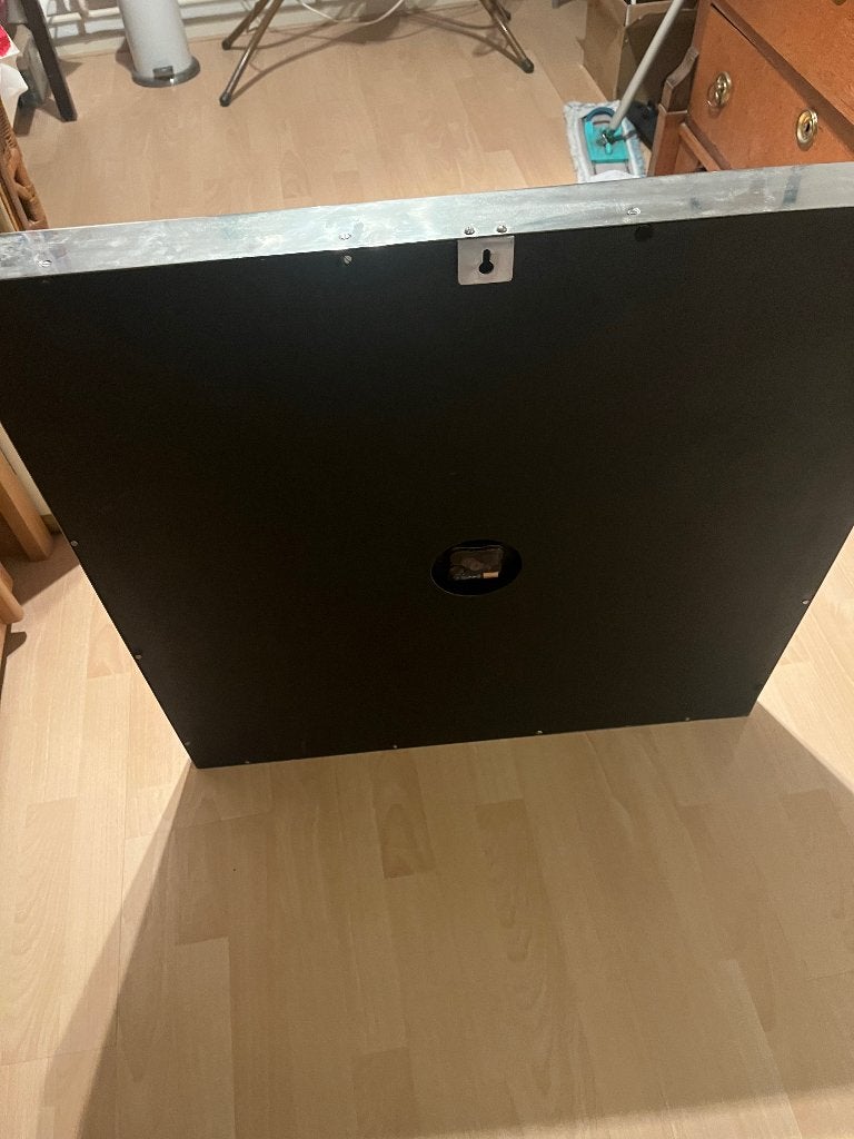 Klok, Huis en Inrichting, Woonaccessoires | Klokken, Ophalen, Wandklok, Analoog, Zo goed als nieuw
