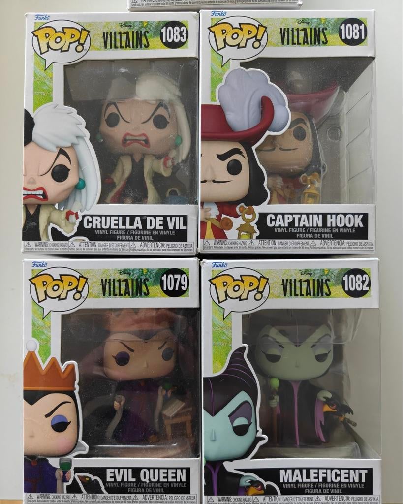 Funko Pop! Disney Villains Collectie - 5 stuks, Ophalen of Verzenden, Nieuw