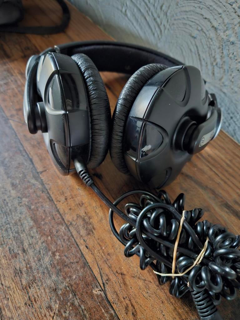 Werkend vintage Sennheiser HD 215 Hoofdtelefoon -, Gebruikt, Surround, Sennheiser, Ophalen of Verzenden