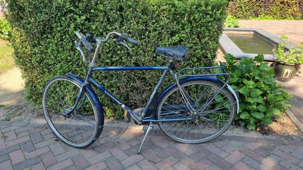 Locomotief / Gazelle kroegfiets, Fietsen en Brommers, Fietsen | Oldtimers, 51 tot 55 cm, Ophalen, Trommelrem, Locomotief