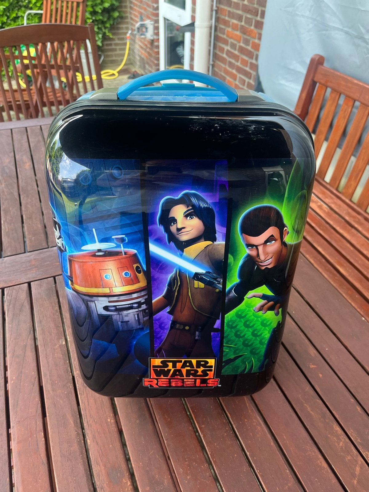 Star Wars Rebels Kinderkoffer met Wieltjes en Uitschuifbaar, 20 tot 30 cm, Blauw, Minder dan 40 cm, Ophalen of Verzenden