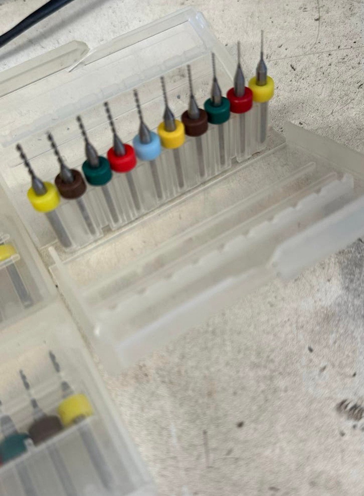 Tungsten Boorset voor PCB en fijnmechanica (10-delig), Ophalen of Verzenden, Zo goed als nieuw