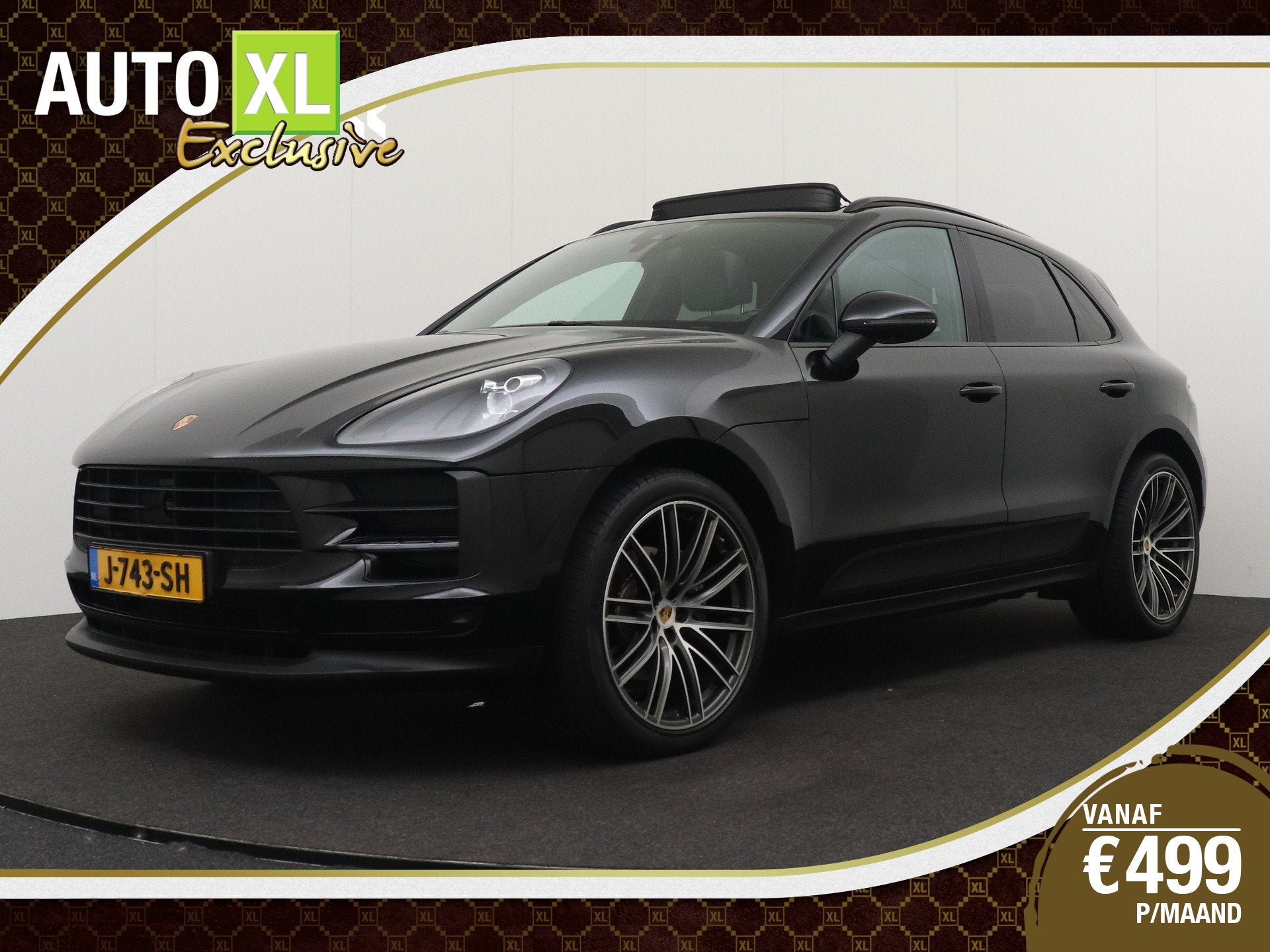Porsche Macan 2.0 Pano-dak Luchvering 21'LMV Camera BOSE LED, Automaat, Gebruikt, Zwart, Bedrijf