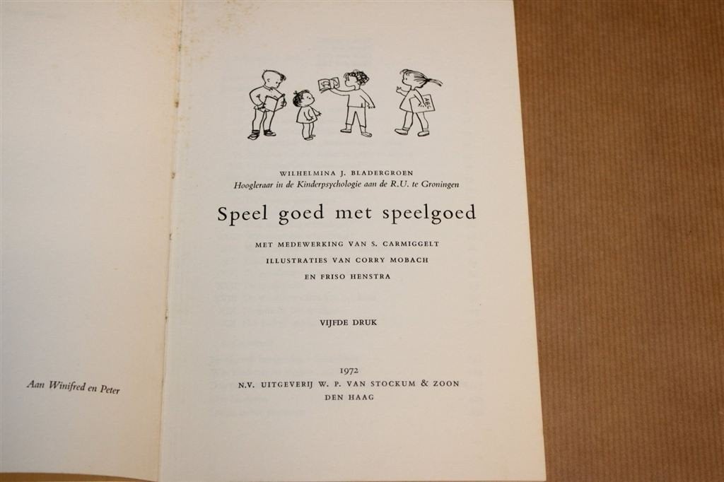 Speel goed met Speelgoed — Tekst van S. Carmiggelt [1972], Ophalen of Verzenden, Gelezen, Overige onderwerpen