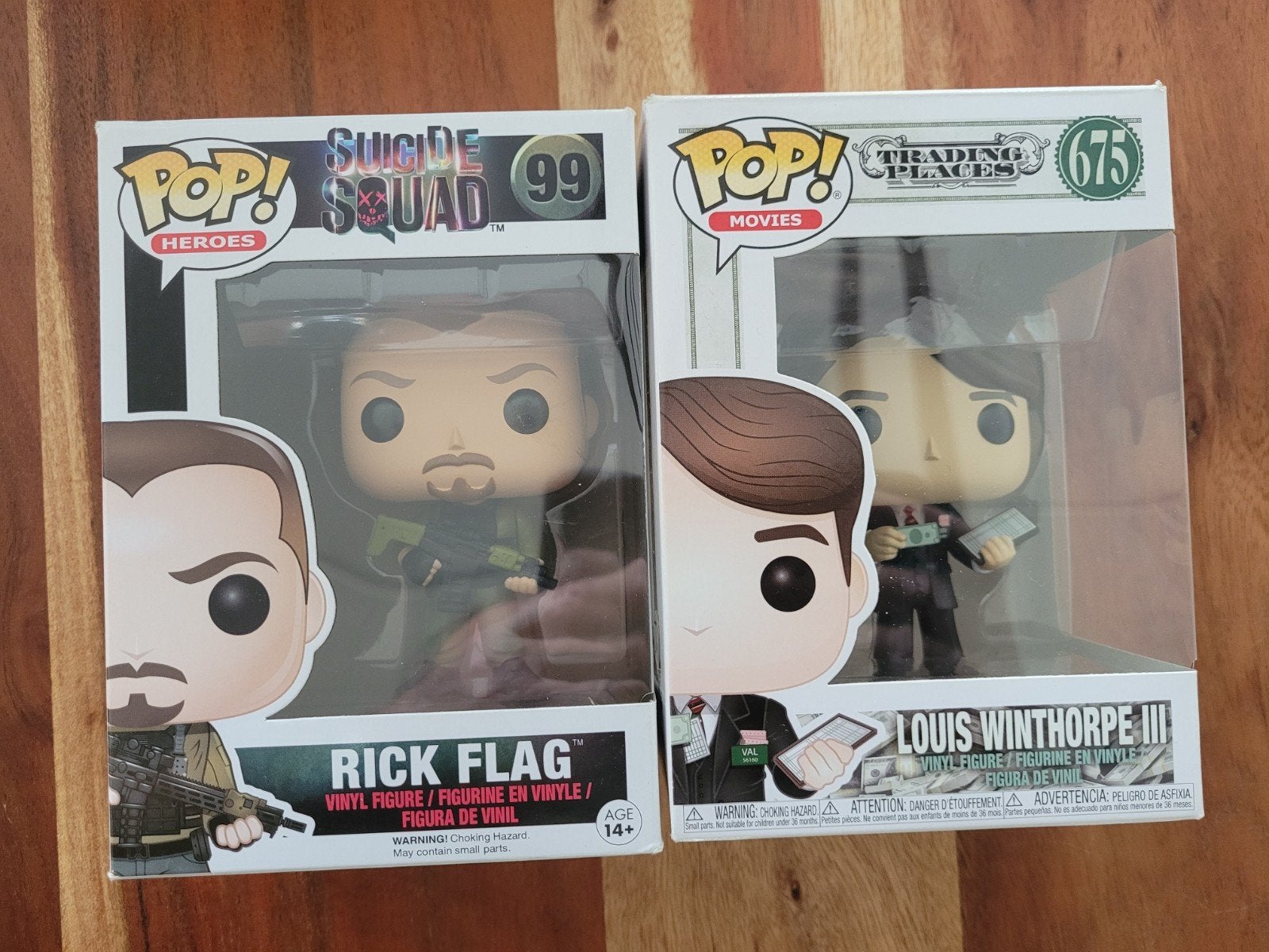 Funko Pop! Rick Flag 99 & Louis Winthorpe III 675, Verzamelen, Ophalen of Verzenden, Nieuw