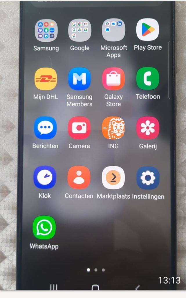 Zgan witte Samsung Galaxy A51 128GB, Ophalen, Wit, Touchscreen, Zo goed als nieuw