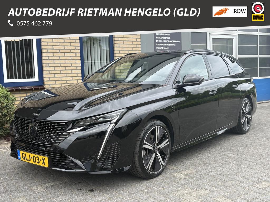 Peugeot 308 SW 1.2 Hyb.136 e-D. GT 360 CAM-CARPLAY-TREKHAAK, Automaat, 136 pk, Gebruikt, Euro 6