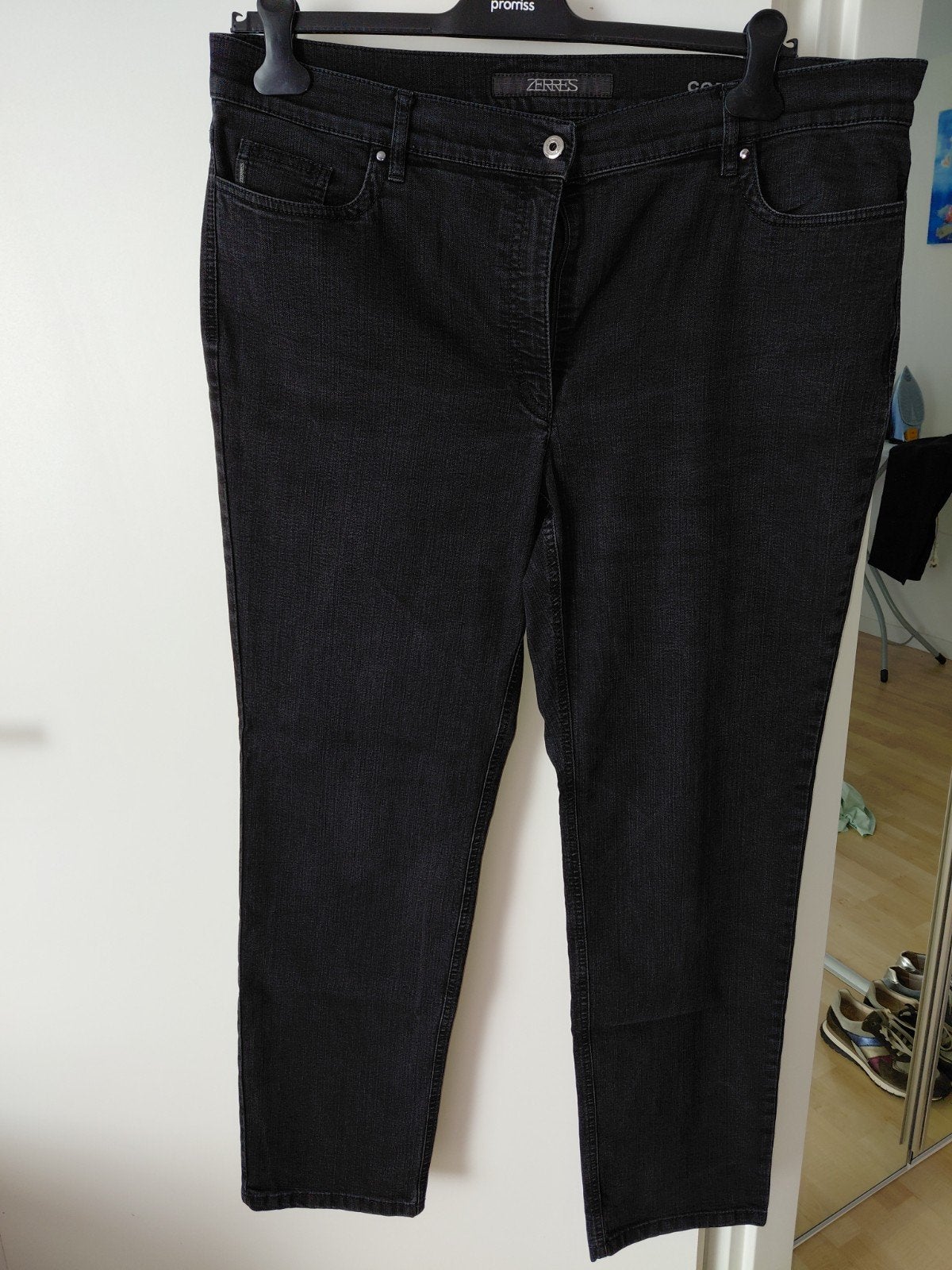 ZERRRES Cora Comfort-S Jeans Maat 48 Zwart, Zwart, Ophalen of Verzenden, ZERRRES, Gedragen