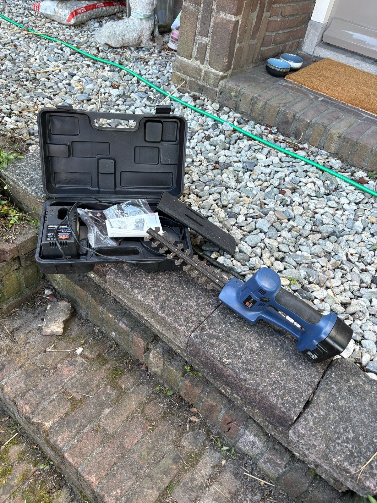 Elektrische heggenschaar Topcraft CGM 6002, Ophalen of Verzenden, Gebruikt, Elektrisch