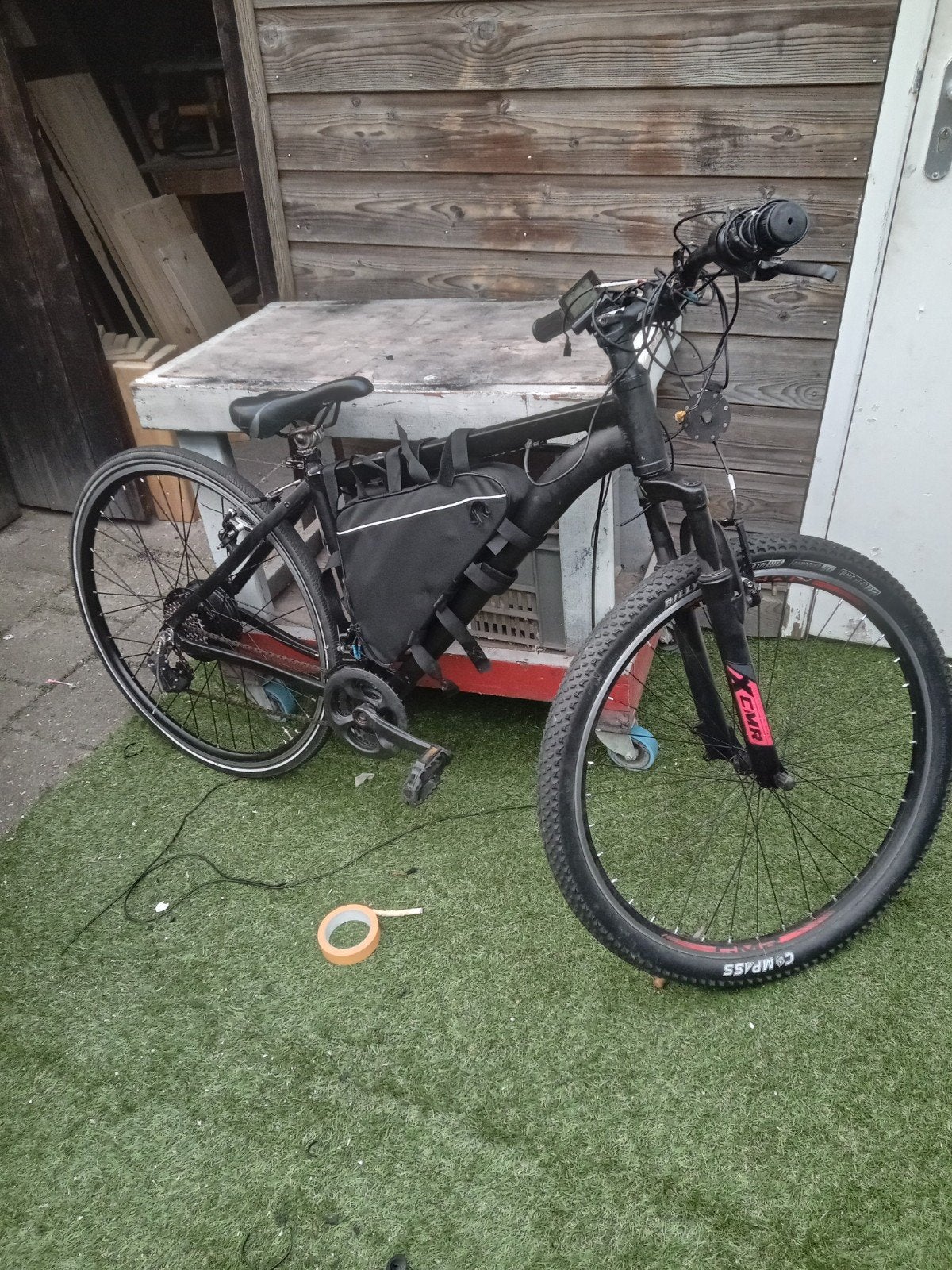 Zelfbouw E-bike met SW900 Display en Achterwielmotor, Fietsen en Brommers, Ophalen of Verzenden, Gebruikt, Overige merken