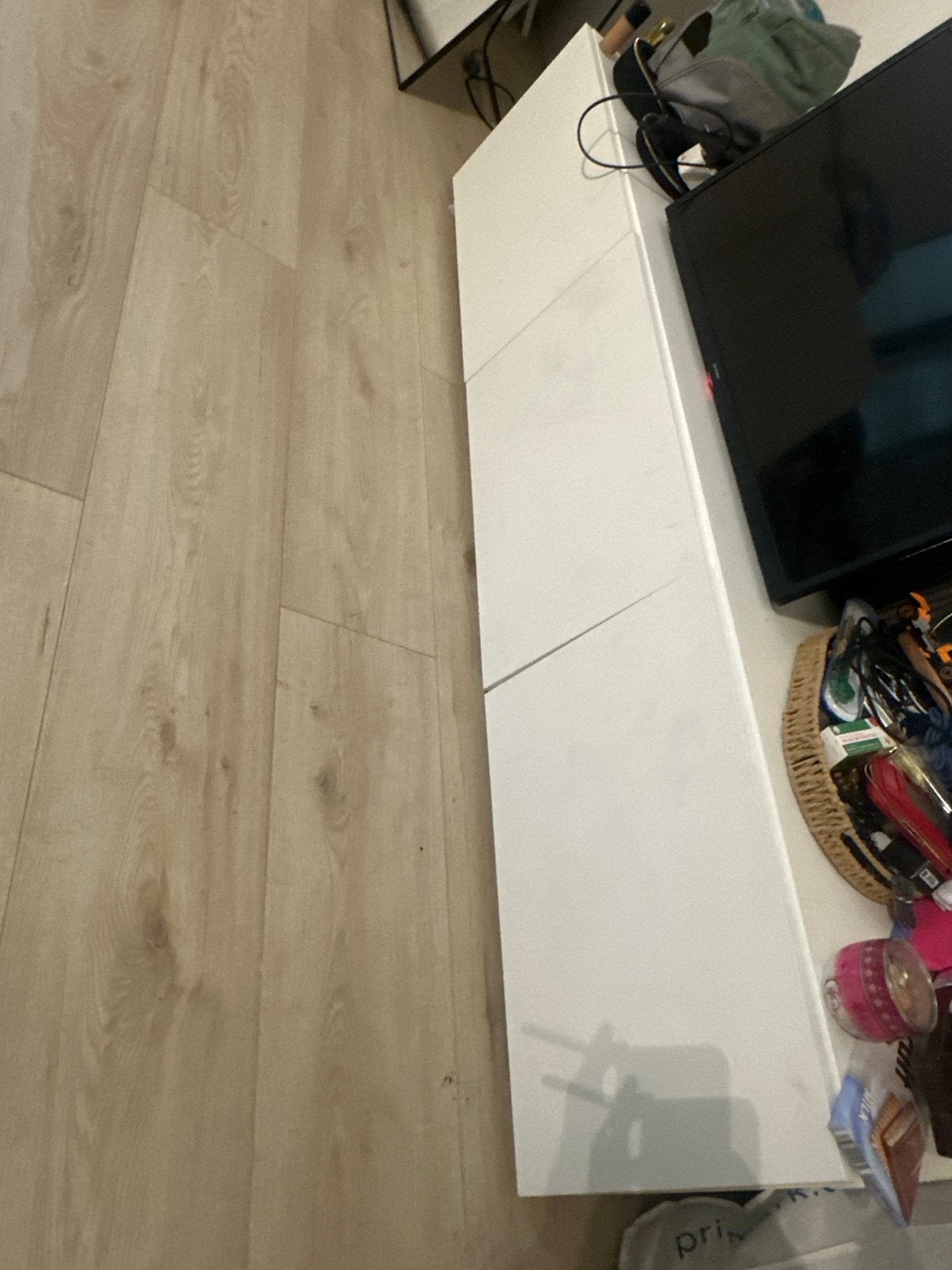 IKEA Besta TV meubel - Wit, Ophalen, Overige materialen, Gebruikt, 100 tot 150 cm