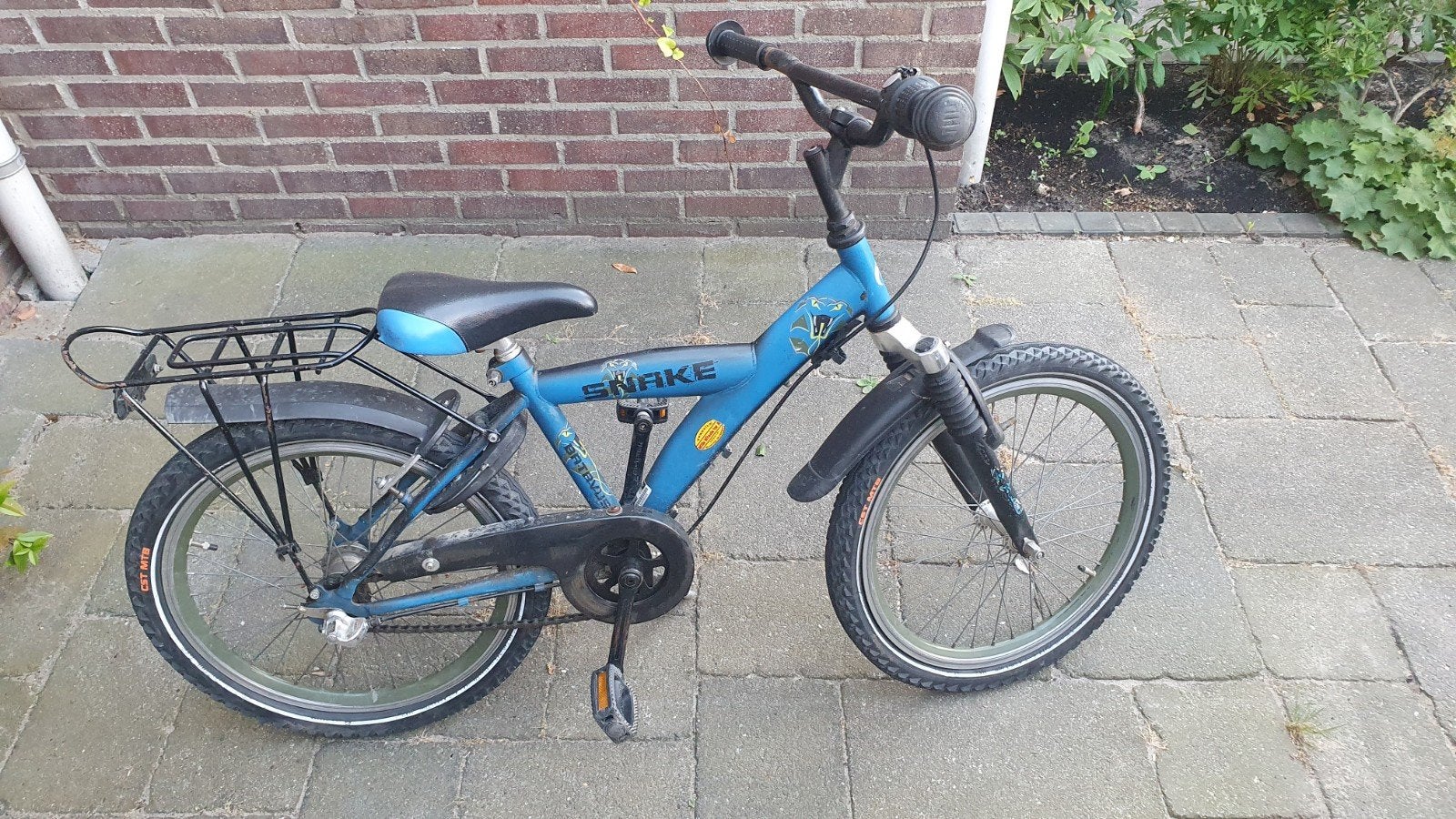 Kinderfiets 20 inch - Batavus Snake - Blauw, Ophalen, Gebruikt, 20 inch of meer