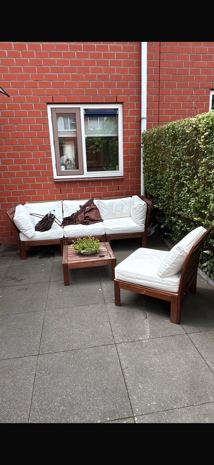 Tuinset te koop ikea, Tuin en Terras, Ophalen, Zo goed als nieuw, Hout