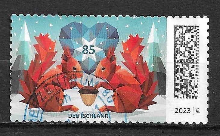 Duitse postzegel 2023 - Eekhoorns met 85 cent waarde, Ophalen of Verzenden, 1990 tot heden, Postfris