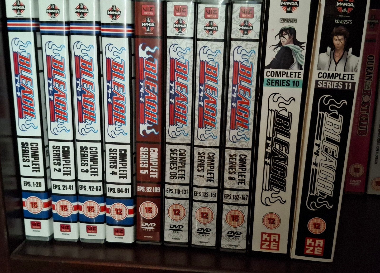 Bleach anime Series DVD Boxsets, Engels, Anime (Japans), Engels, Ophalen of Verzenden