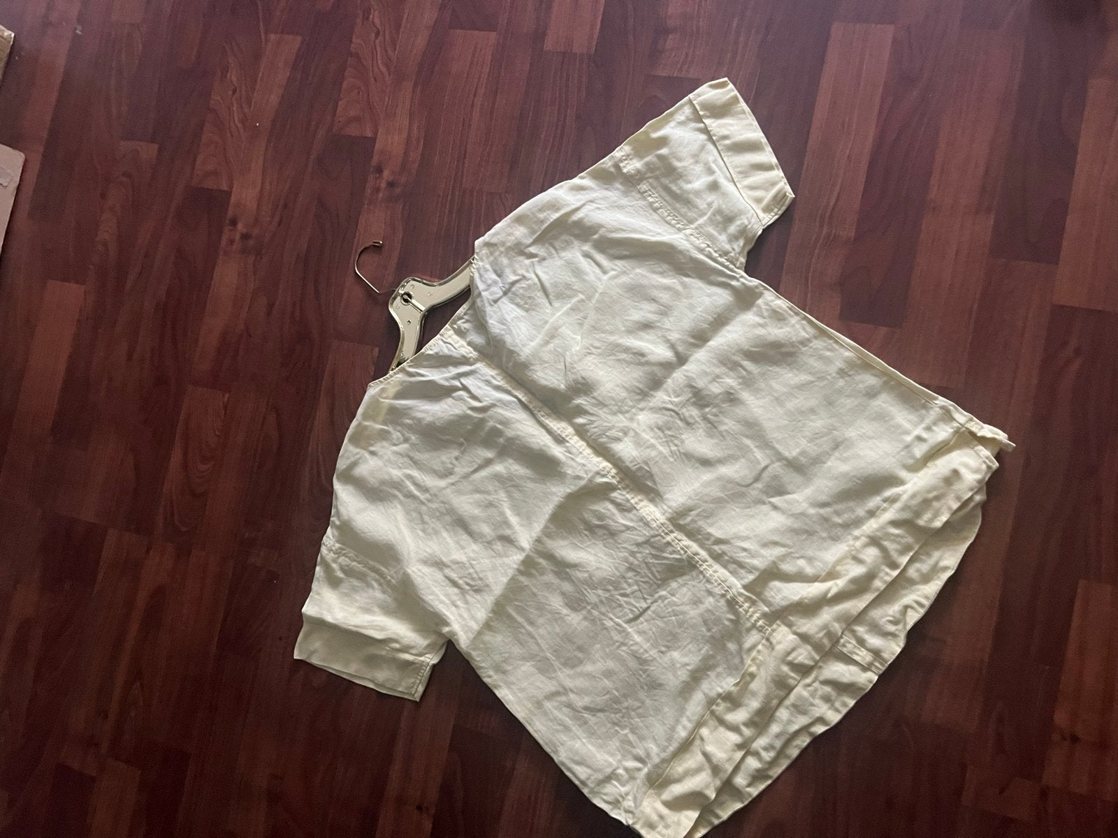S.Oliver Pure Linnen Blouse Maat 42/44 (L), Geel, Maat 42/44 (L), Ophalen of Verzenden, Zo goed als nieuw