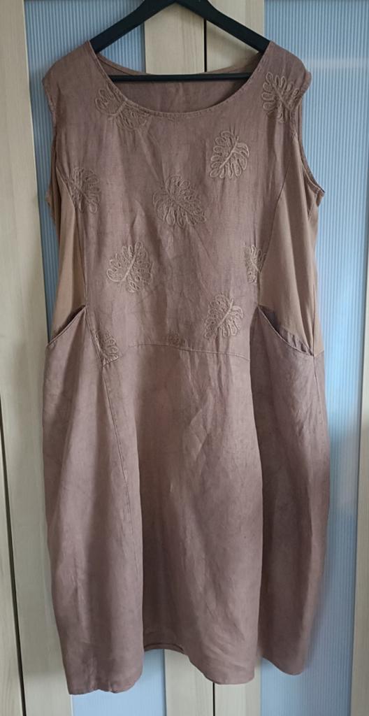 Afzonderlijk te koop, twee linnen jurken., Ophalen, Nieuw, Groen, Jurk