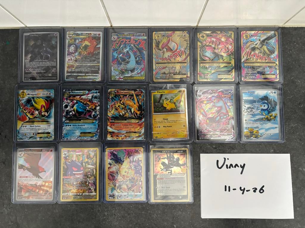 Pokémon Kaarten Collectie, Ophalen of Verzenden, Gebruikt, Meerdere kaarten