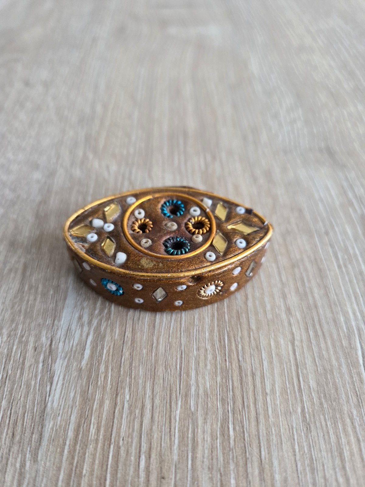India decoratiedoosje, Ophalen of Verzenden, Zilver, Overige materialen