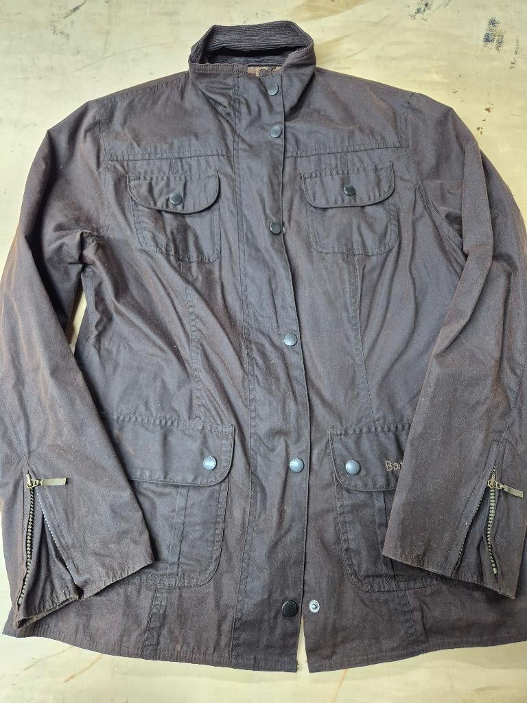 Barbour dames wax jas 'Wax Utility' nieuw maat 38, Maat 38/40 (M), Barbour, Bruin, Ophalen of Verzenden